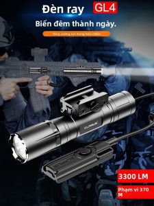 Đèn Pin Chiến Thuật Klarus 3300LM Có Thể Sạc Lại Với Công Tắc Từ Xa Gắn Trên Thanh Trượt Có Thể Tháo Rời Và Đèn LED Vũ Khí Pin 21700