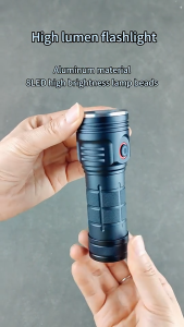 Senter LED Flashlight Rechargeable IP68 Waterproof Sangat Terang