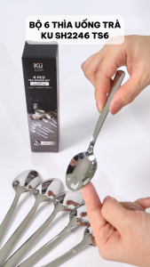Bộ 6 thìa uống trà Kuchen Tea Spoon SH2246 TS6 I Bảo hành 10 Năm