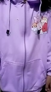 Jaket Anak Perempuan Usia 2 3 4 5 6 7 8 9 10 11 12 Tahun Karakter Little Unicorn model zipper