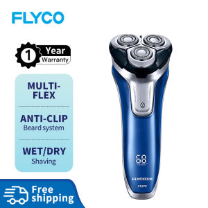 Flyco Electric Shaver for Men Beard Trimmer Rechargeable Waterproof Wet and Dry Shaving  FS375