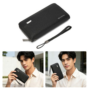 MENSPE Fashion Long Wallet Mens Texture PU Long Wallet Multi-Card Position Multi-Functional Wallet Large Capacity Purse ID Credit Cards Holders Handbag Coin Pouch PU Leather Coin Bag Business Wallets