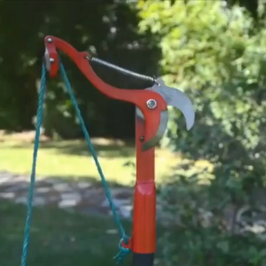 CODฟรีค่าส่ง กรรไกรตัดแต่งยอดกิ่งไม้ที่สูง กรรไกรตัดกิ่งต้นไม้ผลไม้ แบบขยายได้กรรไกรตัดแต่งกิ่ง แบบสูงเครื่องมือตัดแต่งสวนพร้อมเชือก