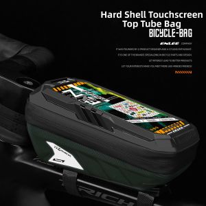 ENLEE | Hardshell Touch-Screen Waterproof Bicycle Top Tube Bag