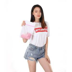 Laundry Bag Jaring Kantong Baju Kotor Resleting Pakaian Dalam