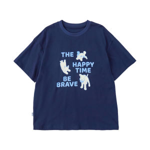 KECHU | Cute Puppy Print Summer T-Shirt Short Sleeve