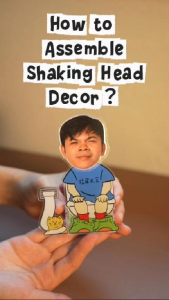 【Valentine’s Collection 】Customised Shaking Head Decor Cute Solar and Battery Dual Mode Acrylic Personalised Gift|Gift for Him & Her