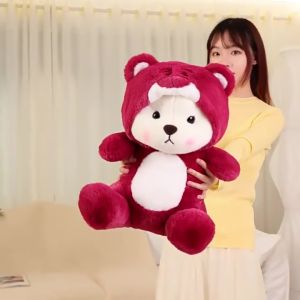 Gấu Bông Lena Đội Nón Gấu Dâu Lena Losto Siêu Đáng Yêu Hàng Cao Cấp
