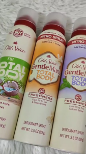 Old Spice Total Body Deodorant Spray - Aluminum Free Long Lasting Deodorant for Men 99g