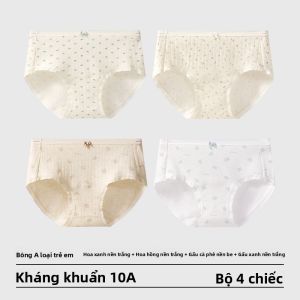 Quần lót tam giác AIMO cho nữ  vải cotton nguyên chất kháng khuẩn 7A mỏng thoáng khí