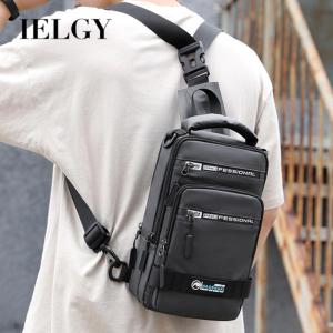 IELGY Korean style outdoor casual waterproof simple backpack men