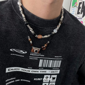 ฮิปฮอป กล้องชั้นผู้ชาย เสื้อสเวตเตอร์ สร้อยคอโซ่ ผู้หญิง โซ่กระดูกไหปลาร้าที่ไม่ซ้ําใคร ดีไซน์ เครื่องประดับแฟชั่นสไตล์เย็น