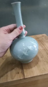 Bình celadon bách hạc hút lộc gốm Nhật❤️❤️❤️