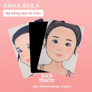 Bảng Luyện Vẽ Mặt Có Thể Tái Sử Dụng Rửa Được Bằng Nước