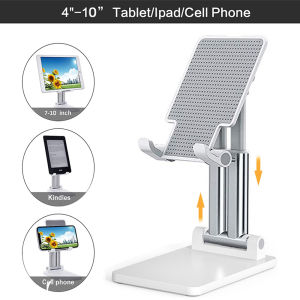 Mobile Phone Stand Desktop Lazy Bedside Universal Universal Support Stand Foldable and Hoisting Multi-Function Telescopic Adjust Desktop Holder Stand Universal Folding Desktop