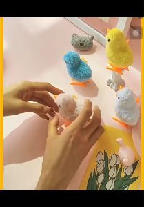 ลูกไก่หลากสี ลูกไก่ไขลาน ของเล่นไขลาน ตุ๊กตาไขลาน สีสันสดใส เด็กๆชอบมาก