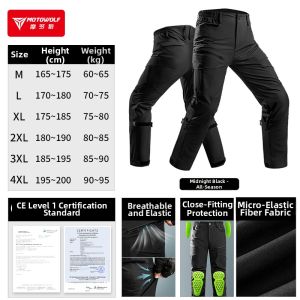 Motowolf | Mens Warm Fall-resistant Riding Pants