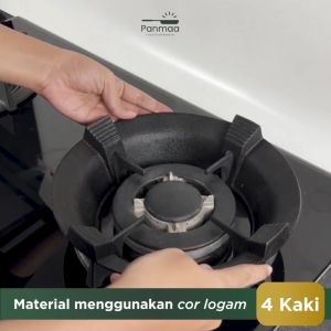 Panmaa Tatakan Kaki 456 Besi Cor / Ring Kompor/ Dudukan Kompor Gas/ Tungku Kompor Gas