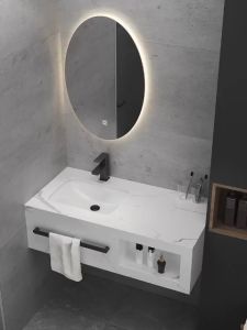 Freeship Bàn Đá Lavabo Nhà Tắm  Chống Xước Tặng Kèm Vòi Lavabo Nóng Lạnh Mẫu Mới Nhất Hot Nhất Hiện Nay - Hàng Nhập Khẩu Bảo Hành 10 Năm