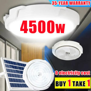 [Free Shipping]Solar Ceiling Lights 4500W Solar Light Outdoor Waterproof IP67 1000W 2500W 4500W indoor soalr light with solar panel 9730LED LED Light Indoor Bedroom Lamp Solar Lights With Solar Panel remote control COD 7DAYRETURN