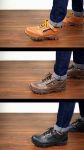 Sepatu Safety Pria Boots Safety Ujung Besi Sepatu Morrisey Pendek Safety Boots Pria Outdoor- Kerja Proyek-Kerja Lapangan
