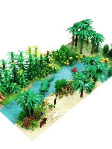 XIAOXIAOGONGCHENGSHI | Garden Model Supplement Building Blocks Parts