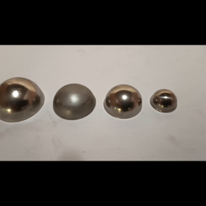 304 Stainless Half Sphere Stainless Round Tube End Cap 7/8 Inches