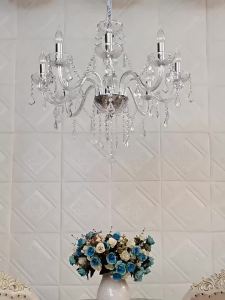 AODENG | Transparent Crystal Glass Chandelier European Style