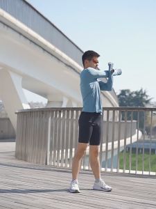 AONIJIE FM5127 Man Quick Drying Running T-shirt Shirts Long Sleeves With Finger Hole For Training Marathon