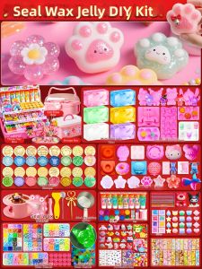 Colorful Stress Relief DIY Childrens Toy Wax Seal Kit