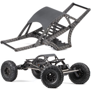 Bộ Khung Xe Địa Hình Carbon Fiber LCG Với Bộ Liên Kết Titan Dành Cho Xe Leo Núi RC Siêu Hạng Capra Portal Axle 1/10