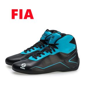 For FIA SPCO Logo Racing Shoes Go Kart Racing Shoes Drifting Sports Shoes Equipment Motorbike Boots Drifting Car Boots