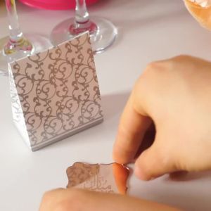 18pcs Eid Mubarak Mirror Acrylic Stickers 5cm Islamic Ramadan Party Decorations Gift Box  Decorative Labels