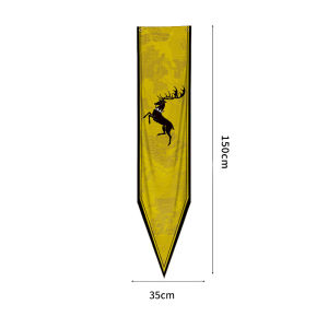 30*150 cm Power Play - Interior Decor Flag Wall Art Vintage Wall Decor for Home Bar or Garden | Fantasy Theme Decor