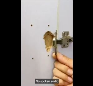 MLADEN Stainless Steel Hinged Kitchen Cabinet Door Cupboard Hinge Repair Kit Repair Side Panels Mount Door Hinge Repair Plates