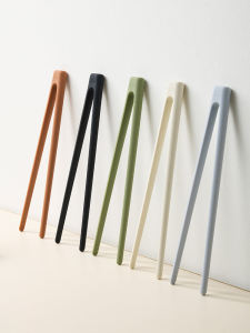 Milifengwu Silicone BBQ Grill Steak Turner Kitchen Bread Anti-Scald Food Clamp Medium Size Home Use Barbecue Cooking Tool