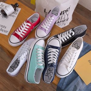Womens Casual Canvas Sneakers Large Size 46 Flat Bottom Low Heel Traditional Cloth Shoes Comfortable Breathable Footwear
