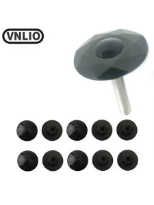 Vnlio Bicycle Bowl Group Cover Screw Cap Waterproof Silicone Plug Column Head Inner Hex Screw Universal Bearing Type