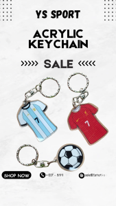 ACRYLIC KEY CHAIN one team (NO. 1 to NO.12) (12pcs)