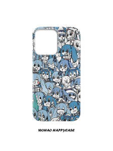 Moe Hatsune Miku  14Promax Phone Case Frosted Hardshell Huawei Mate50/Protection Cover P50/Oppo/OnePlus/Vivo/Xiaomi Compatible