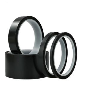 50M Black Film High Temperature Resistant Shading Waterproof Tape Graphic Whiteboard  Electrical Marking Tape