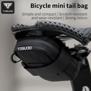 TOSUOD Bicycle Mini Tail Bag Portable Storage Bag Bike Saddle Bag for Road Mountain Bike Lightweight Cycling Small Tool Bag