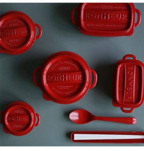 Japan Yamada Bonheur Seal Preservation Lunch Box Food Storage Box Bento Box (ORI)