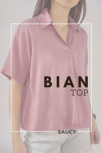 Blouse Atasan Casual Wanita Polos Lengan Pendek Comfy