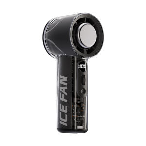 Mini Fan Foldable Portable Handheld Fan Cooling 3000mAh USB Rechargeable 100 Gear High Speed Electric Air Cooling Turbo Fan
