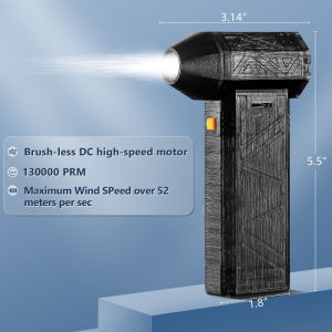 ⭐️【High Quality+In Stock】⭐️Pocket Jetfan Mini Turbo Jet Fan Turbo Violent Fan Handheld Brushless Motor 130000 RPM Wind Speed 52m/S Industrial Duct Fan