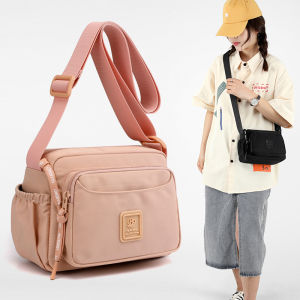 Bobo Popular Bag Nylon Cloth Waterproof Crossbody Bag Womens Bag Casual Pouch New Arrival Large Capacity Multilayer One Shoulder Bag