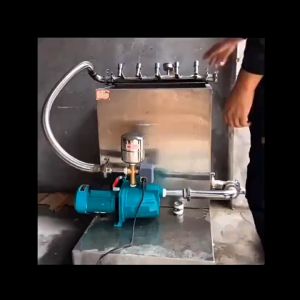 1HP Heavy Duty Jet Pump 1200W Household Electric Water Pump 220V Self-priming Jet Booster Pump High-lift Water Tower Tap Water Pipe 60L/Min Shallow Well Water Pump