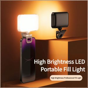 Hot sale🔥【Five Levels Adjustable】Portable Fill Light/Cool and Warm Light Beauty Lamp/Universal Clip