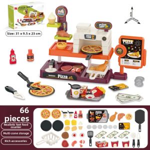 MLZH | Simulated Food Toy Set for Children Pretend Play